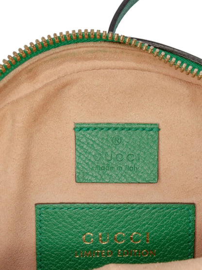 Pre-OwnedGucci Pre-Owned2016-2025 Mini GG Supreme Flora Ophidia Round crossbody bag