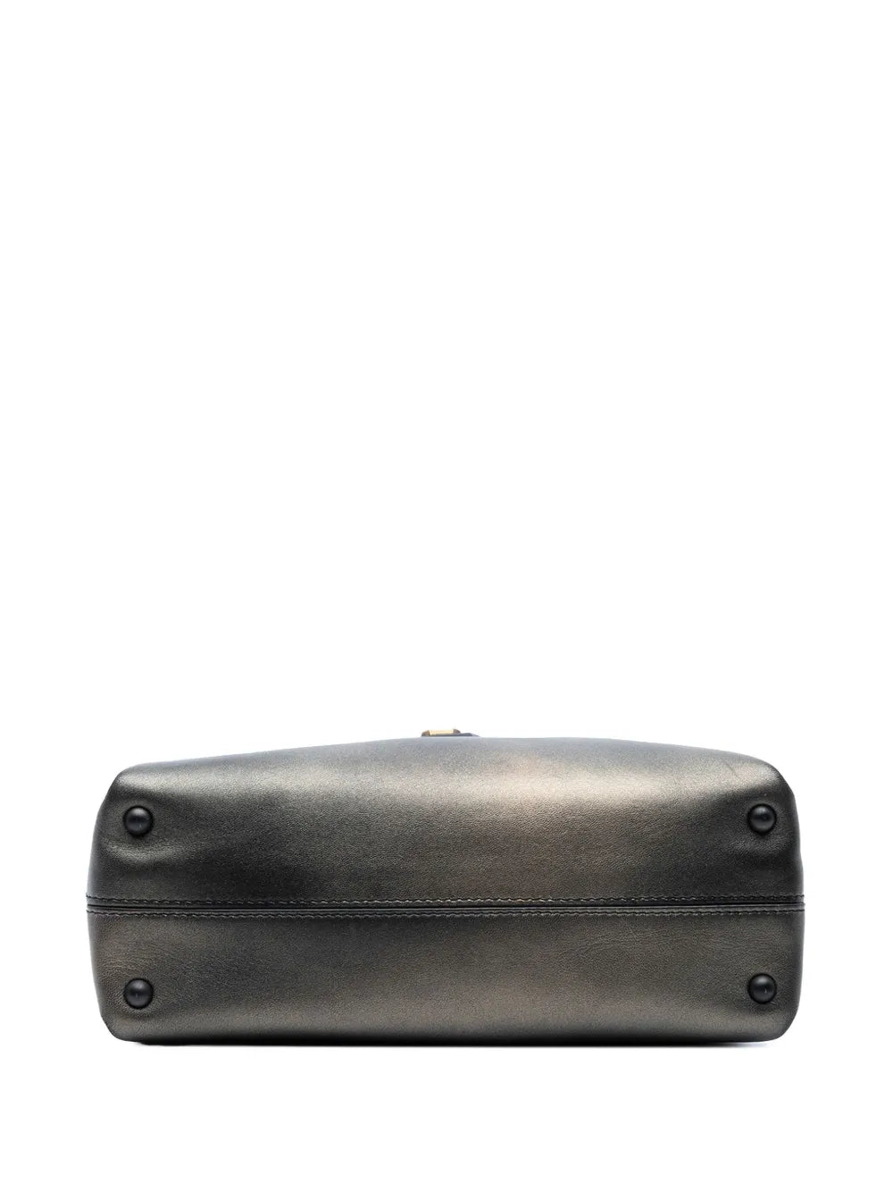 Pre-OwnedBottega Veneta Pre-Owned2012-2025 Small Intrecciato Trimmed Metallic Nappa Grommet Piazza satchel