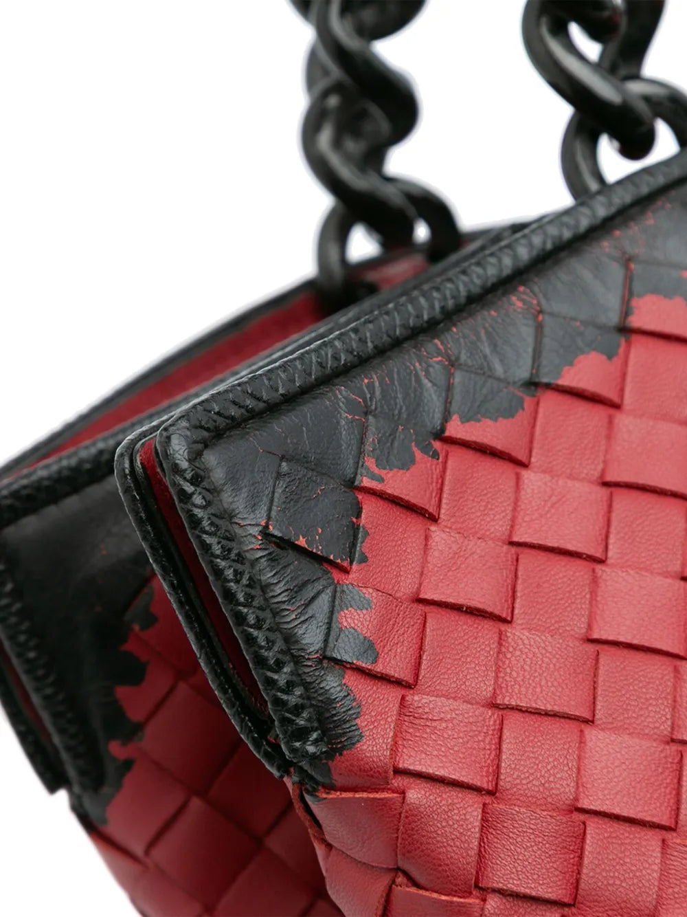 Pre-OwnedBottega Veneta Pre-Owned2012-2025 Nappa Intrecciato Karung Glass tote bag