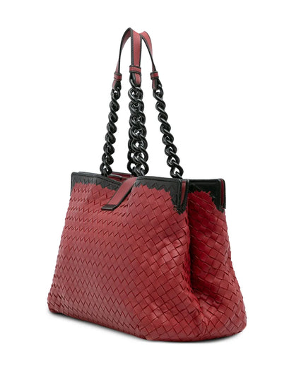 Pre-OwnedBottega Veneta Pre-Owned2012-2025 Nappa Intrecciato Karung Glass tote bag