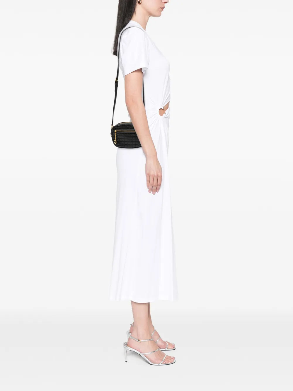 Pre-OwnedCeline Pre-Owned2019 Small Quilted Calfskin C Charm crossbody bag