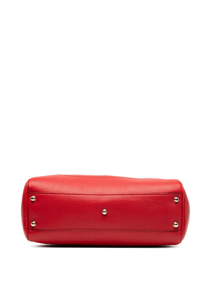 Pre-OwnedGucci Pre-Owned2000-2015 Small Pebbled Calfskin Diana Bamboo Top Handle Tote satchel
