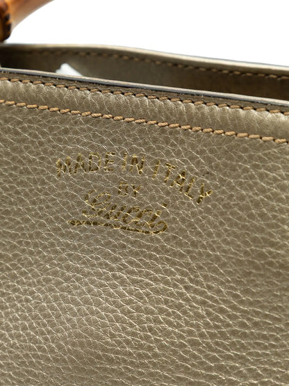 Pre-OwnedGucci Pre-Owned2000-2015 Small Calfskin Bamboo Shopper satchel