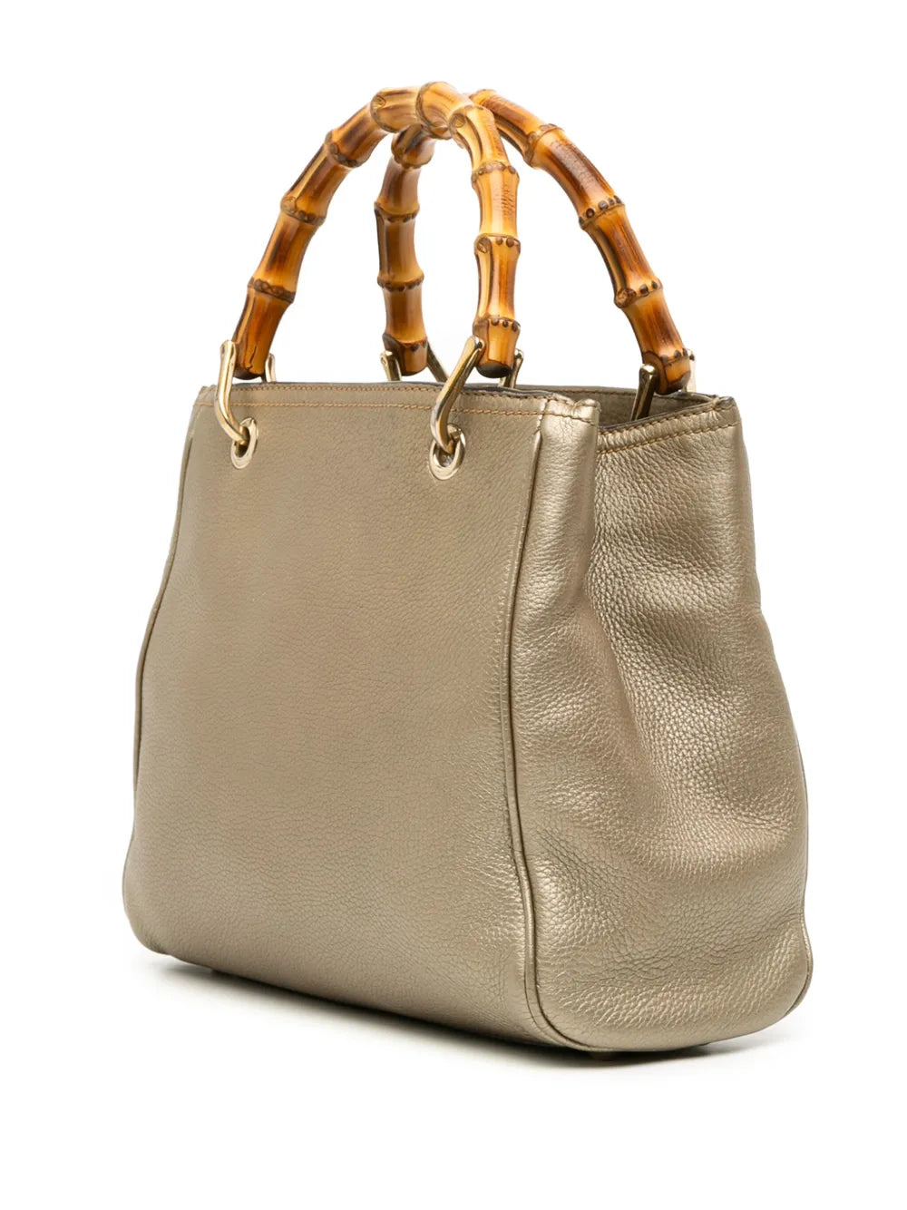 Pre-OwnedGucci Pre-Owned2000-2015 Small Calfskin Bamboo Shopper satchel