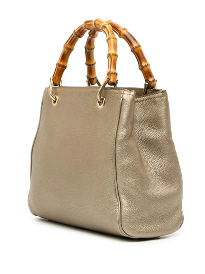 Pre-OwnedGucci Pre-Owned2000-2015 Small Calfskin Bamboo Shopper satchel