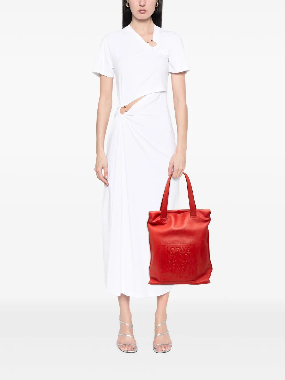 Pre-OwnedLoewe Pre-Owned2010-2025 Leather Anagram Shopper tote bag