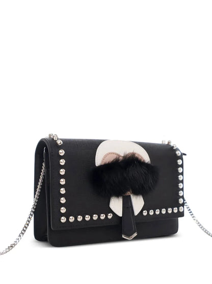 Pre-OwnedFendi Pre-Owned2010-2025 Studded Leather Karlito Wallet on Chain crossbody bag