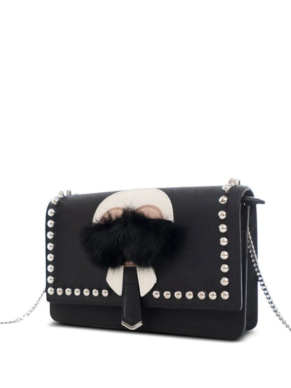 Pre-OwnedFendi Pre-Owned2010-2025 Studded Leather Karlito Wallet on Chain crossbody bag