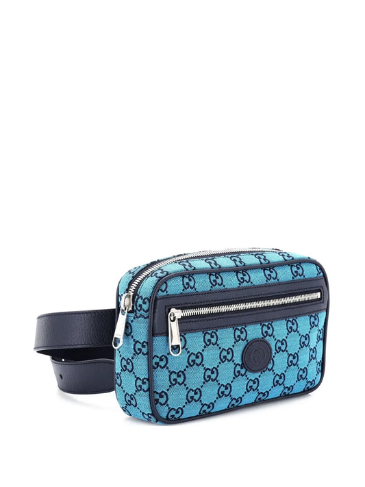 Pre-OwnedGucci Pre-OwnedMulticolor GG Canvas belt bag