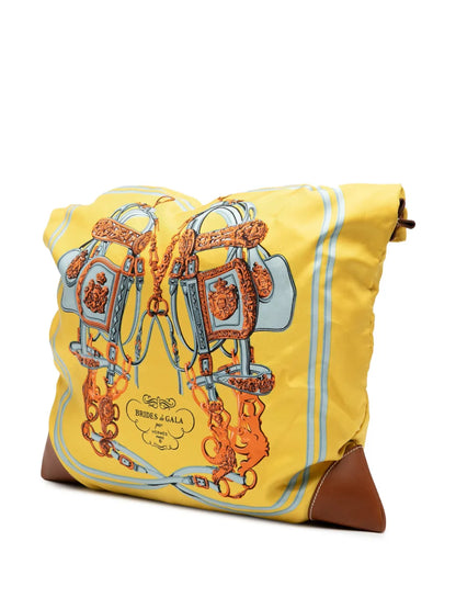 Pre-OwnedHermre-Owned2009 Silk and Barenia Brides de Gala Silky City 38 crossbody bag