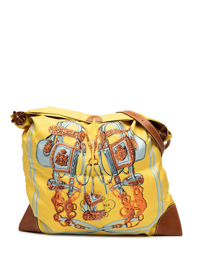 Pre-OwnedHermre-Owned2009 Silk and Barenia Brides de Gala Silky City 38 crossbody bag