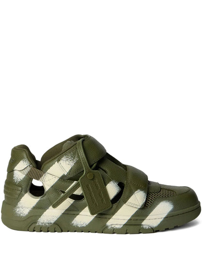 Off-White Out Of Office Striped-Print Sneakers floriamart.shop
