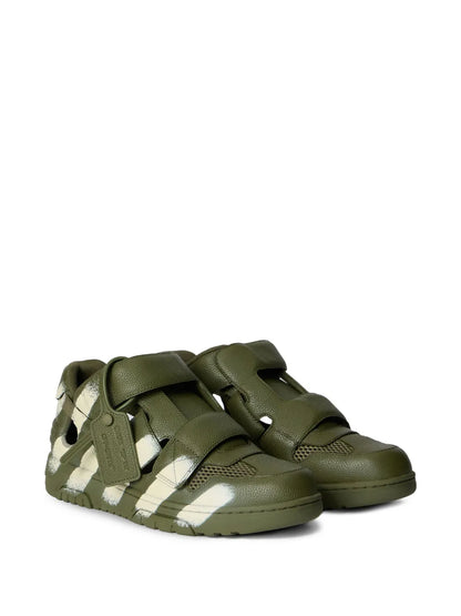 Off-White Out Of Office Striped-Print Sneakers floriamart.shop