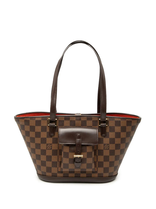 Pre-OwnedLouis Vuitton Pre-Owned2003 Damier Ebene Manosque PM shoulder bag