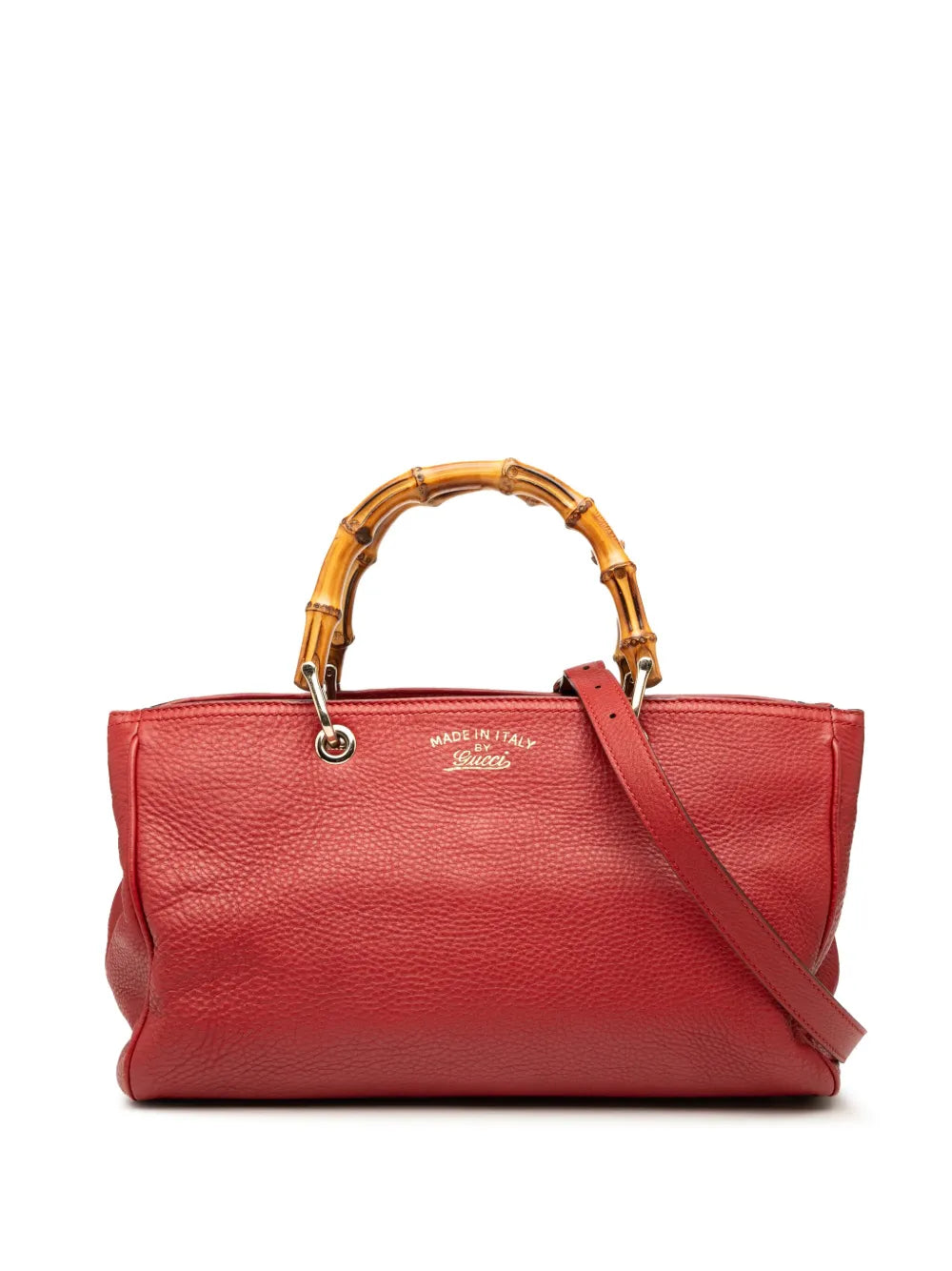 Pre-OwnedGucci Pre-Owned2000-2015 Medium Calfskin Bamboo Shopper satchel