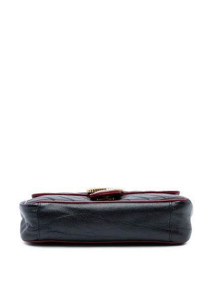 Pre-OwnedGucci Pre-Owned2016-2025 Medium GG Marmont Matelasse Diagonal Leather Torchon shoulder bag