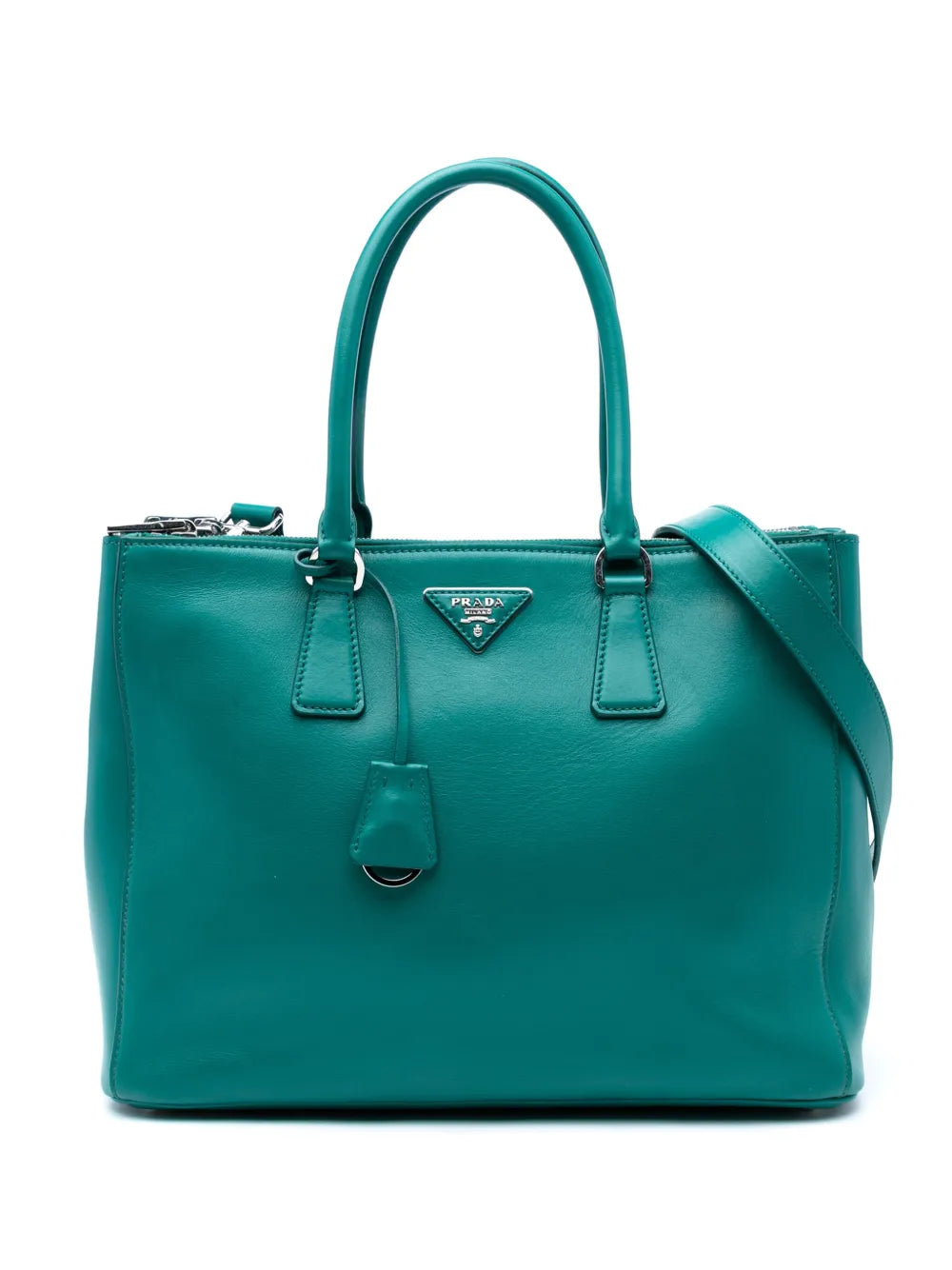 Pre-OwnedPrada Pre-Owned2000-2025 Large City Calf Galleria Double Zip satchel