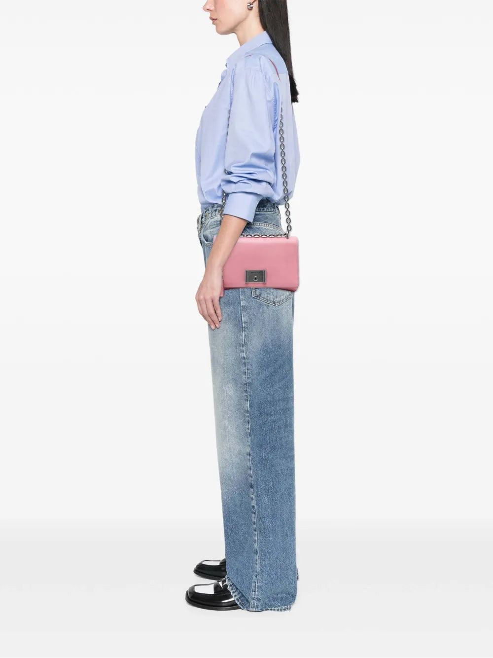 Pre-OwnedPrada Pre-Owned2013-2025 Saffiano Lux Lock Chain Flap crossbody bag