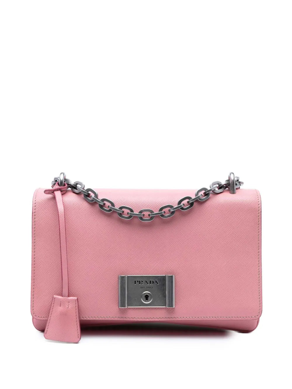 Pre-OwnedPrada Pre-Owned2013-2025 Saffiano Lux Lock Chain Flap crossbody bag
