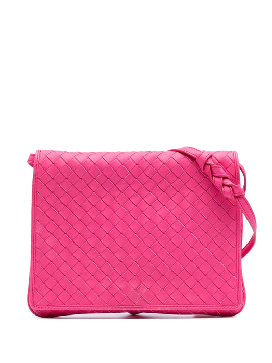 Pre-OwnedBottega Veneta Pre-Owned2012-2025 Nappa Intrecciato Flap crossbody bag