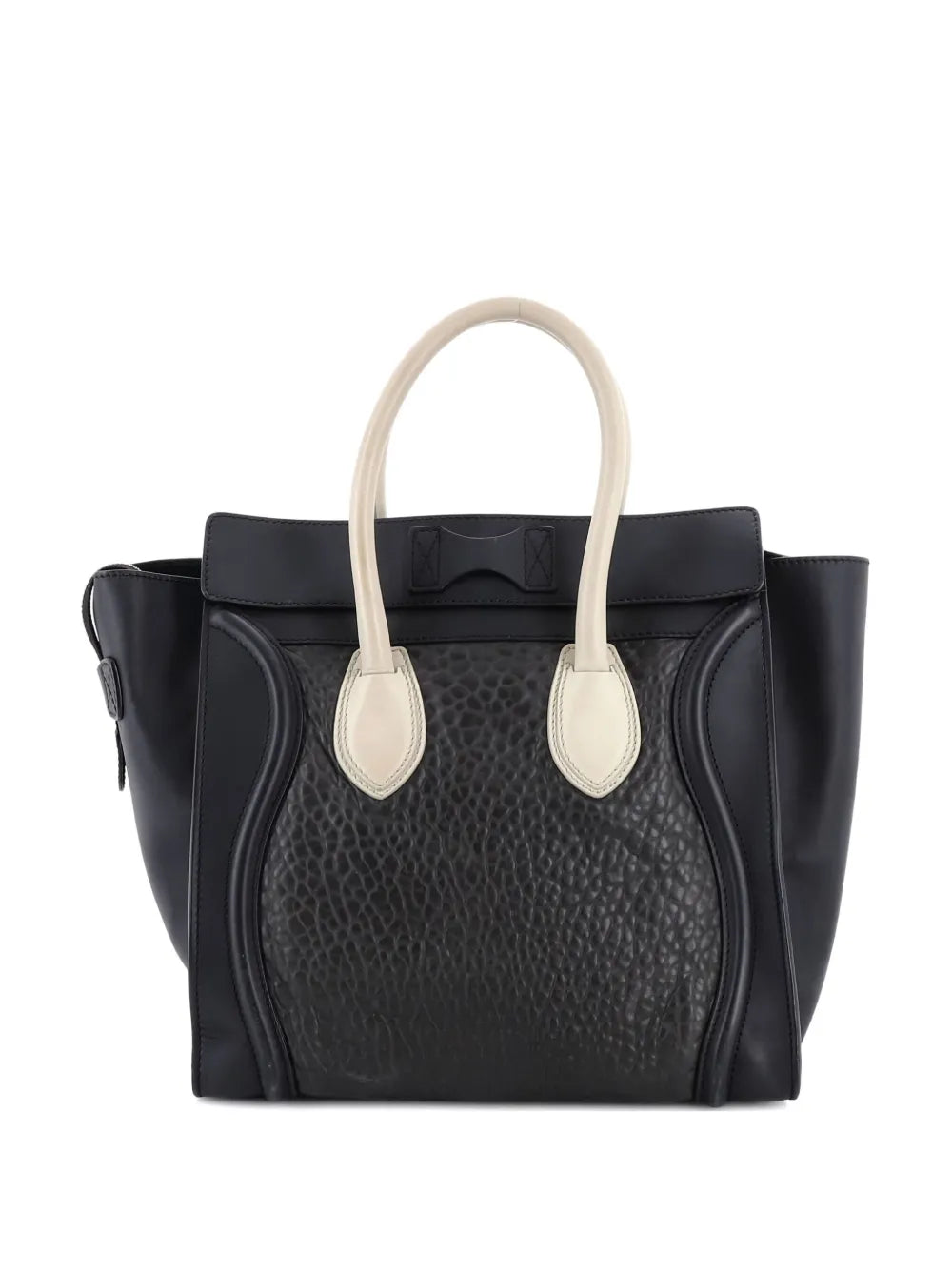Pre-OwnedCeline Pre-OwnedBicolor Luggage Bag Crocodile Embossed Leather Mini satchel