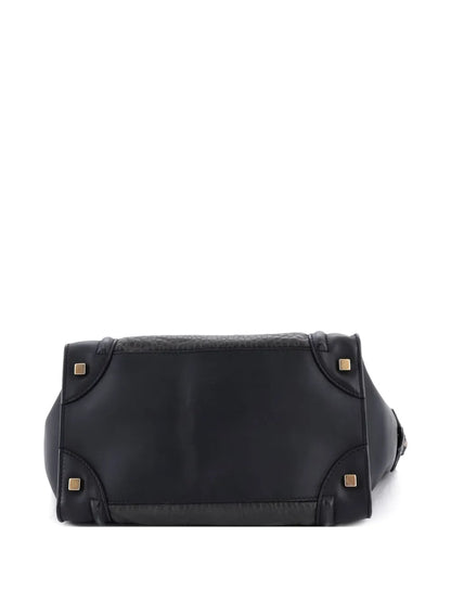 Pre-OwnedCeline Pre-OwnedBicolor Luggage Bag Crocodile Embossed Leather Mini satchel