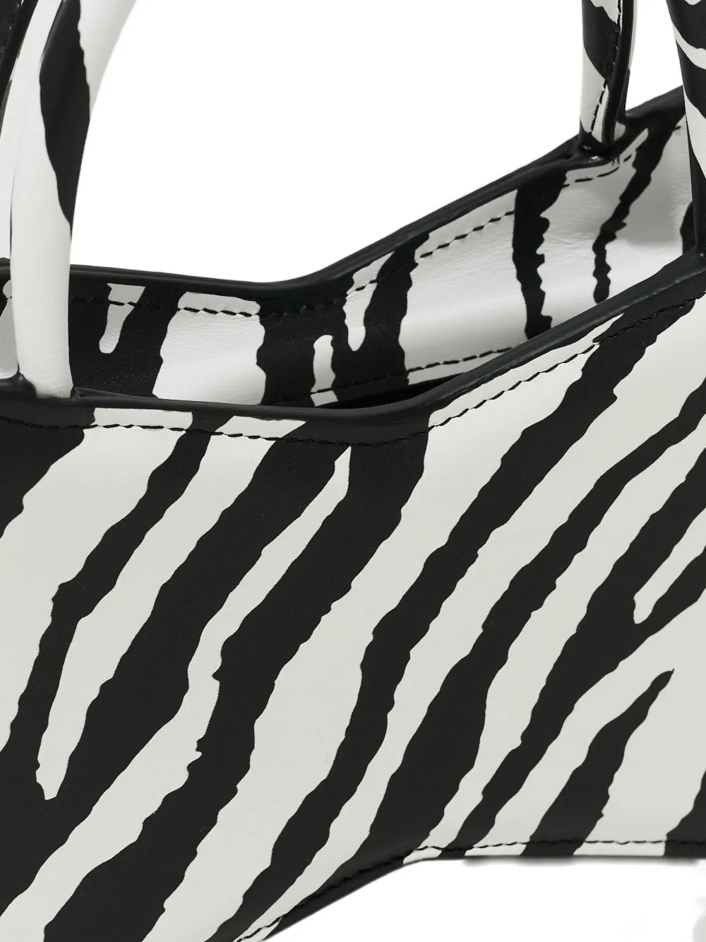 MACH & MACHzebra-print leather tote bag