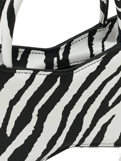 MACH & MACHzebra-print leather tote bag