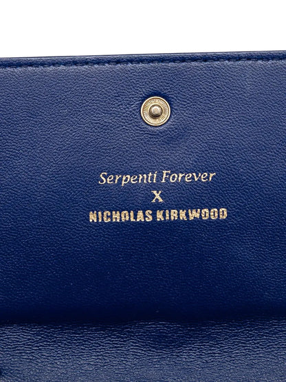 Pre-OwnedBvlgari Pre-Owned2010-2025 Nicholas Kirkwood Studded Leather Serpenti Forever Wallet on Chain crossbody bag