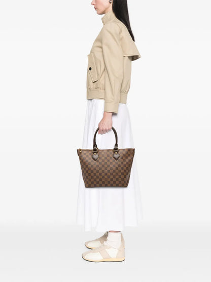 Pre-OwnedLouis Vuitton Pre-Owned2010 Damier Ebene Saleya PM handbag
