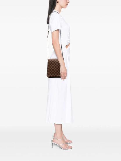 Pre-OwnedLouis Vuitton Pre-Owned2003 Damier Ebene Musette Salsa Long Strap crossbody bag