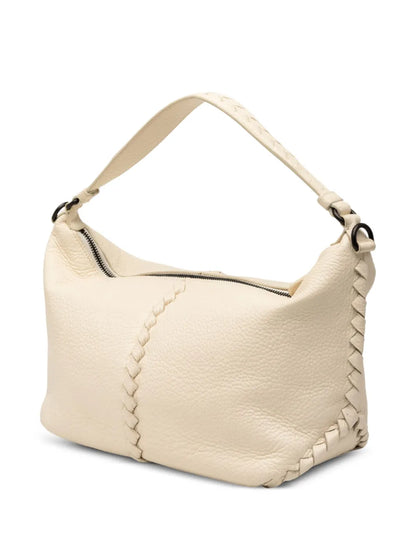 Pre-OwnedBottega Veneta Pre-Owned2012-2025 Intrecciato Trimmed Cervo hobo bag