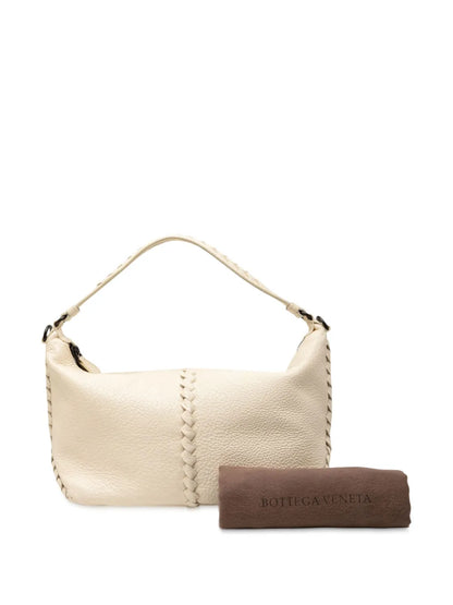 Pre-OwnedBottega Veneta Pre-Owned2012-2025 Intrecciato Trimmed Cervo hobo bag