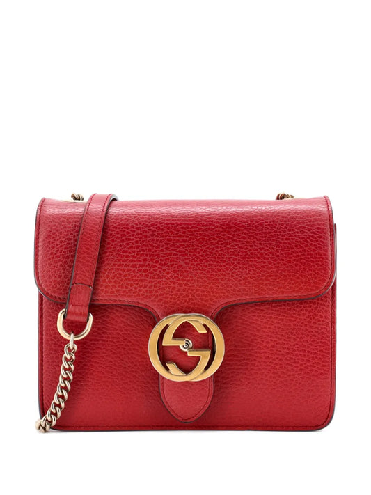 Pre-OwnedGucci Pre-OwnedInterlocking Leather Small shoulder bag