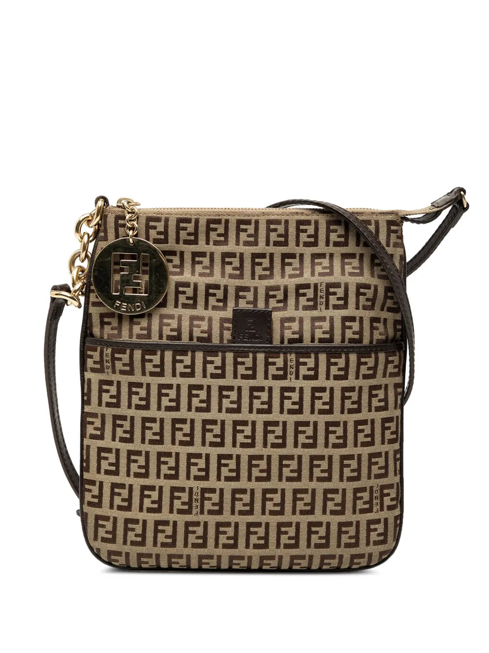 Pre-OwnedFendi Pre-Owned2000-2010 Zucchino Coated Canvas Forever crossbody bag floriamart.shop