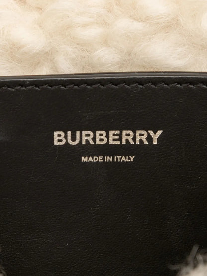 Pre-OwnedBurberry Pre-Owned2018-2025 Small Shearling Trimmed Coated Canvas Lola crossbody bag