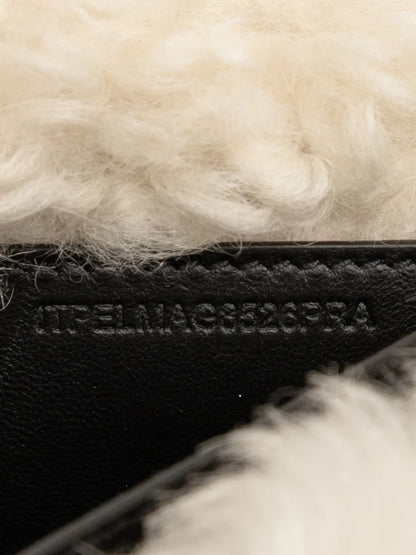 Pre-OwnedBurberry Pre-Owned2018-2025 Small Shearling Trimmed Coated Canvas Lola crossbody bag