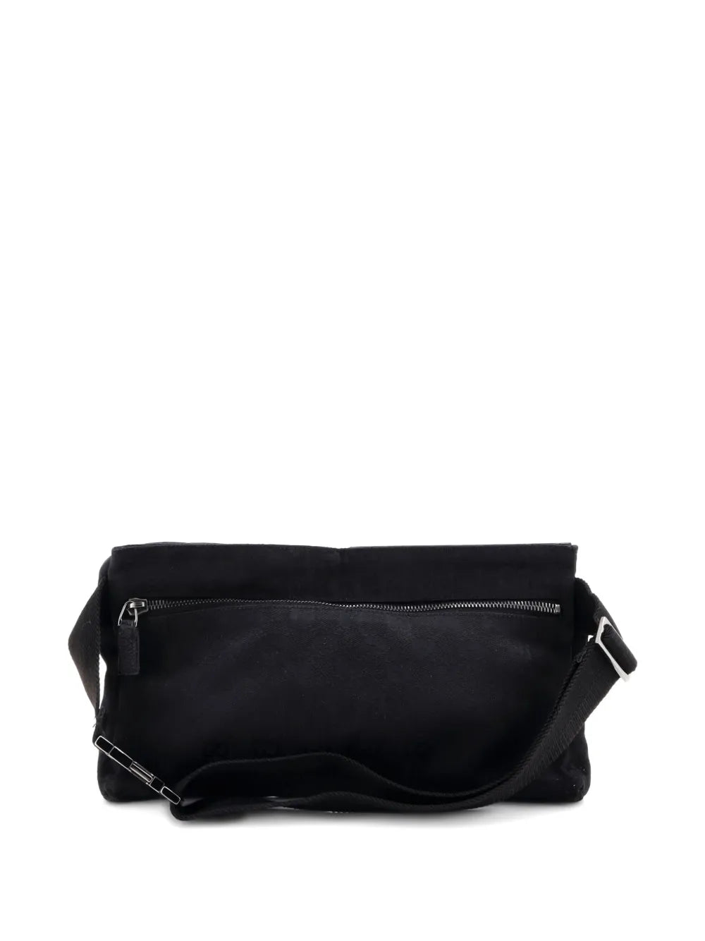 Pre-OwnedGucci Pre-OwnedVintage Double GG Canvas with Leather belt bag