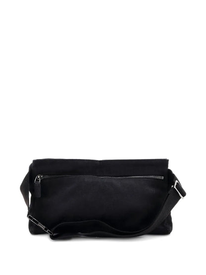Pre-OwnedGucci Pre-OwnedVintage Double GG Canvas with Leather belt bag