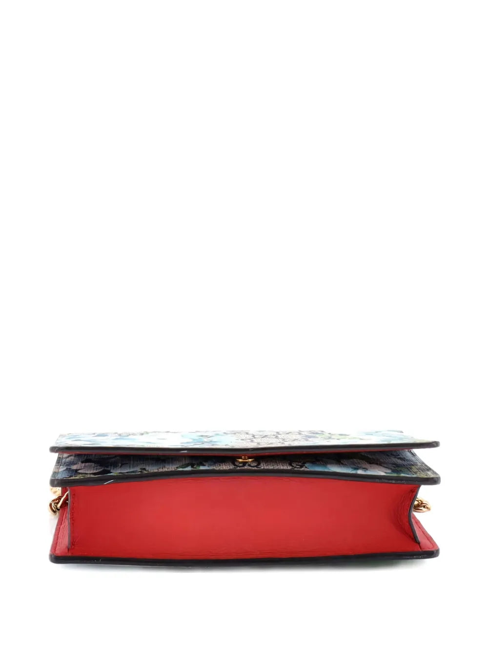 Pre-OwnedGucci Pre-OwnedChain Wallet Blooms Print GG Coated Canvas crossbody bag