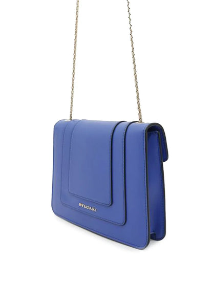Pre-OwnedBvlgari Pre-Owned2021-2025 Small Leather Square Serpenti Forever Chain crossbody bag