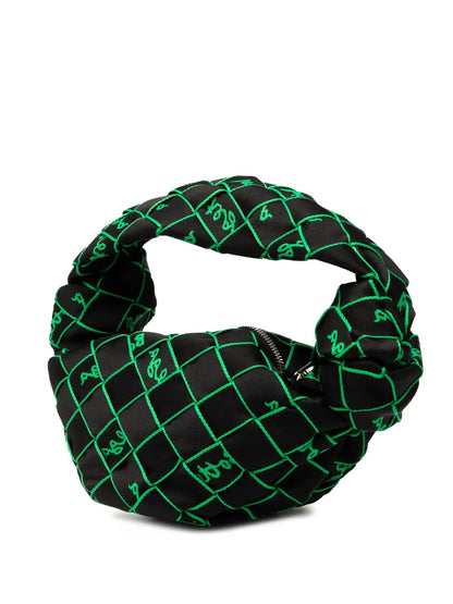Pre-OwnedBottega Veneta Pre-Owned2012-2025 Mini Synthetic Fabric Intrecciato Double Knot Bag handbag