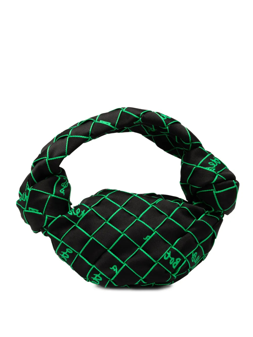 Pre-OwnedBottega Veneta Pre-Owned2012-2025 Mini Synthetic Fabric Intrecciato Double Knot Bag handbag