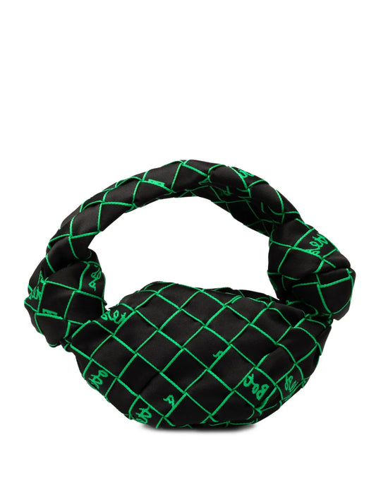 Pre-OwnedBottega Veneta Pre-Owned2012-2025 Mini Synthetic Fabric Intrecciato Double Knot Bag handbag