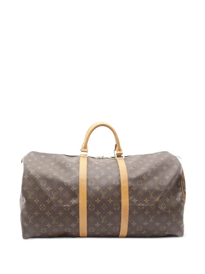 Pre-OwnedLouis Vuitton Pre-OwnedKeepall 55 monogram-canvas boston holdalls