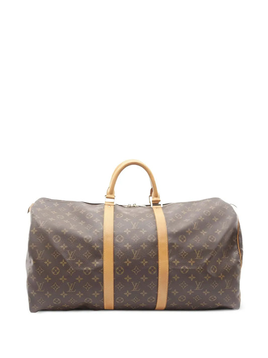 Pre-OwnedLouis Vuitton Pre-OwnedKeepall 55 monogram-canvas boston holdalls
