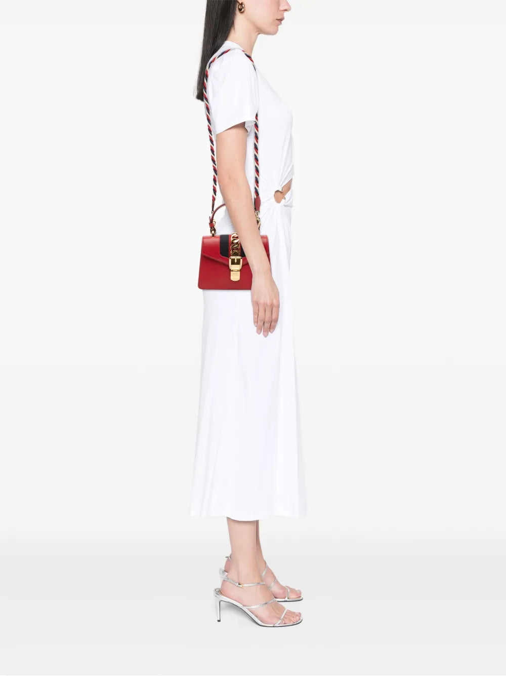 Pre-OwnedGucci Pre-Owned2016-2025 Mini Calfskin Sylvie satchel