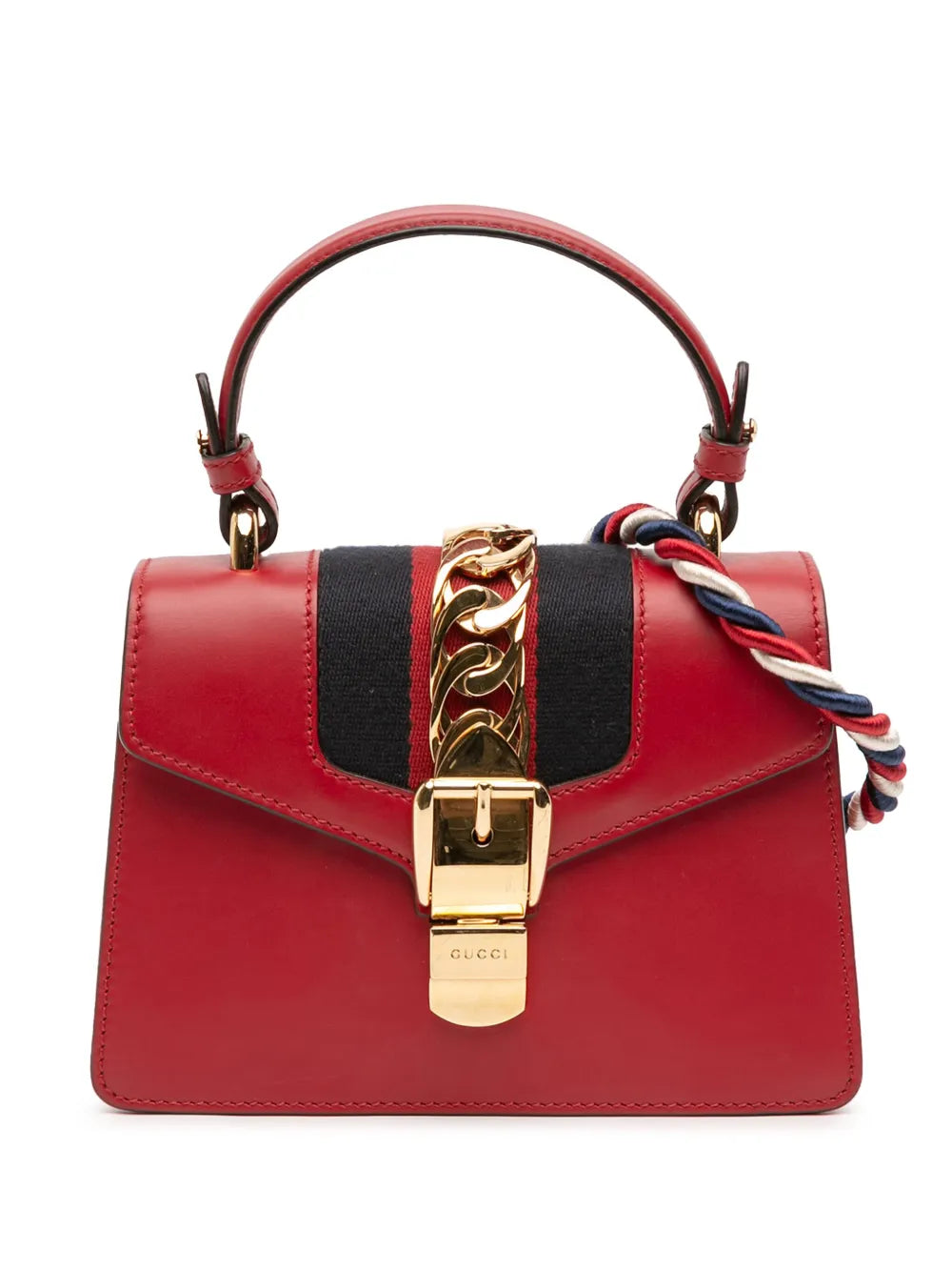Pre-OwnedGucci Pre-Owned2016-2025 Mini Calfskin Sylvie satchel