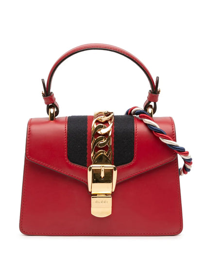 Pre-OwnedGucci Pre-Owned2016-2025 Mini Calfskin Sylvie satchel