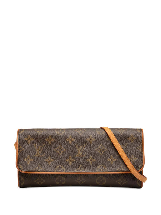 Pre-OwnedLouis Vuitton Pre-Owned2004 Monogram Pochette Twin GM crossbody bag floriamart.shop